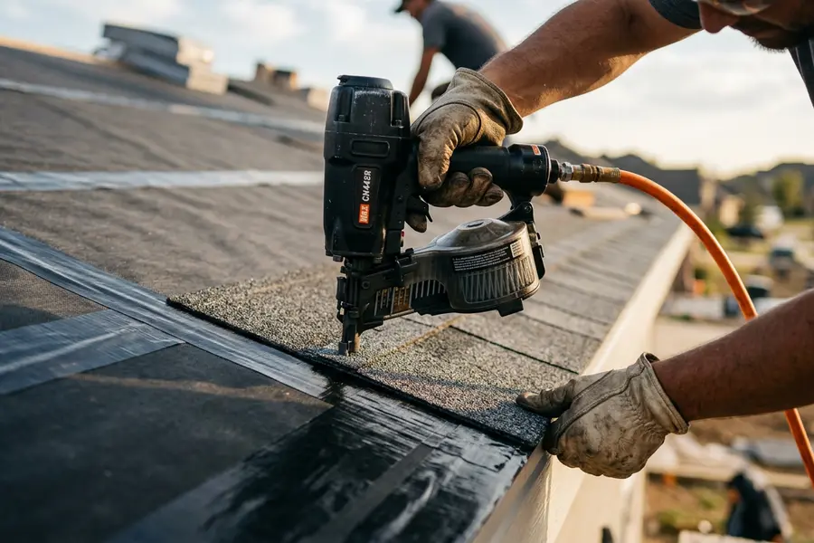 Beardman Building Services roofer sealing a fortified roof deck in Myakka City