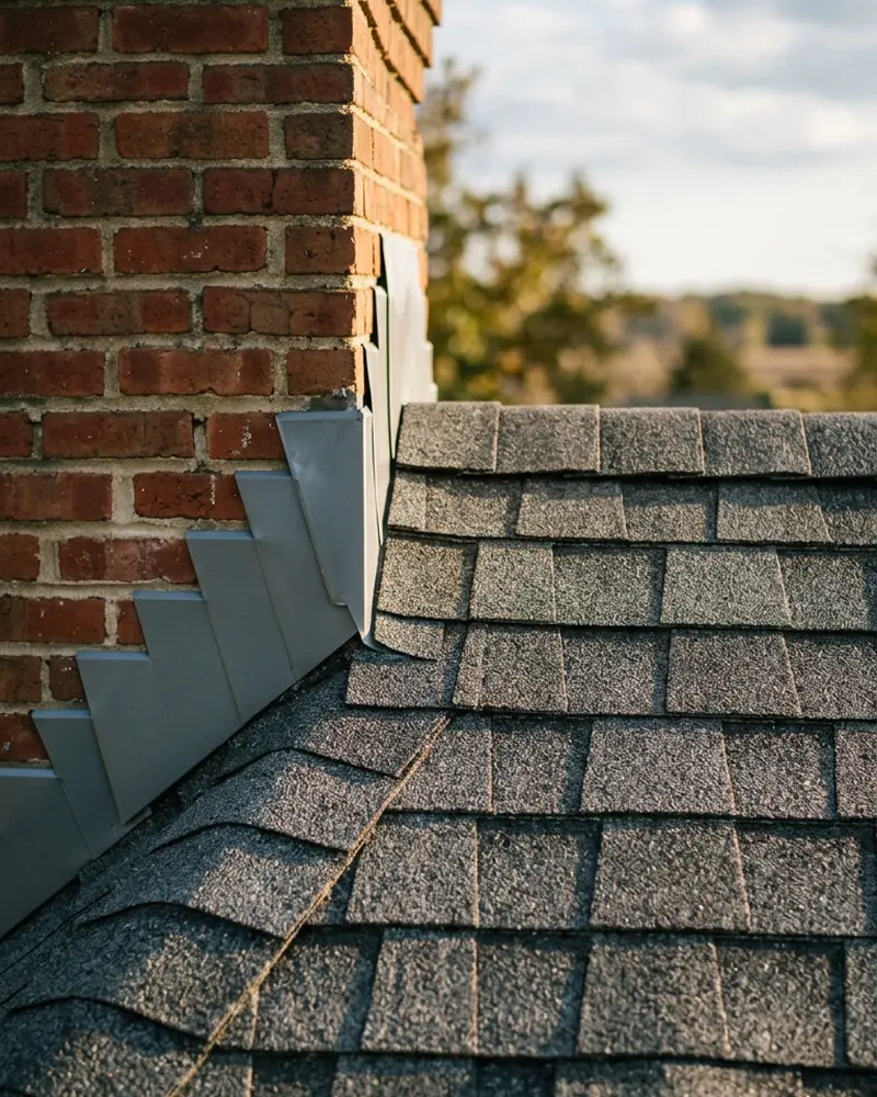 Close-up of Chimney Repair work by Beardman Building Services in Myakka City